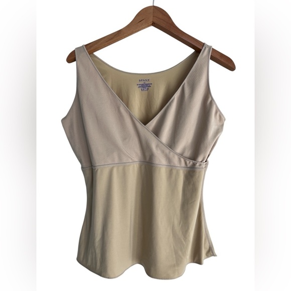 Spanx Women’s By Sara Blakely Shapewear Tank Tops Beige Size 1X - Picture 1 of 4